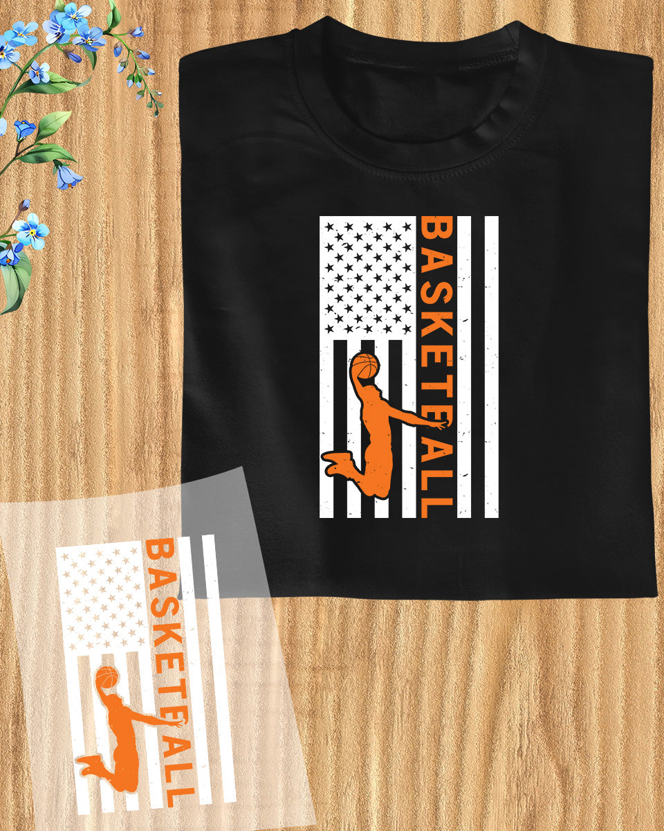 American basketball Fan DTF Transfer Film