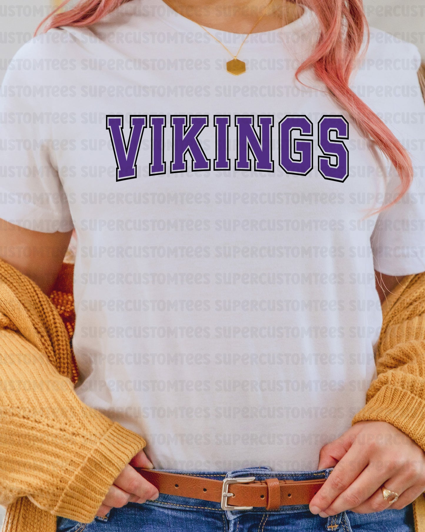Vikings DTF Transfer Ready to Press