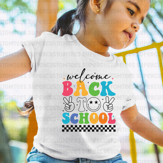 Welcome Back to School DTF Transfer Ready to Press