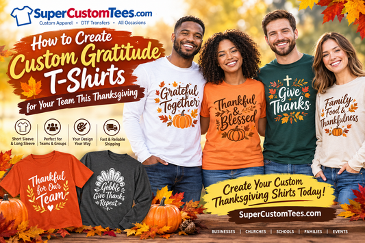 How to Create Custom Gratitude T-Shirts for Your Team This Thanksgiving