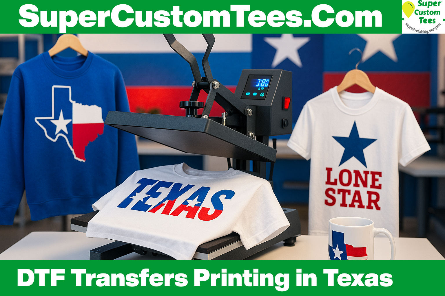 DTF Transfers Printing in Texas – Super Custom Tees