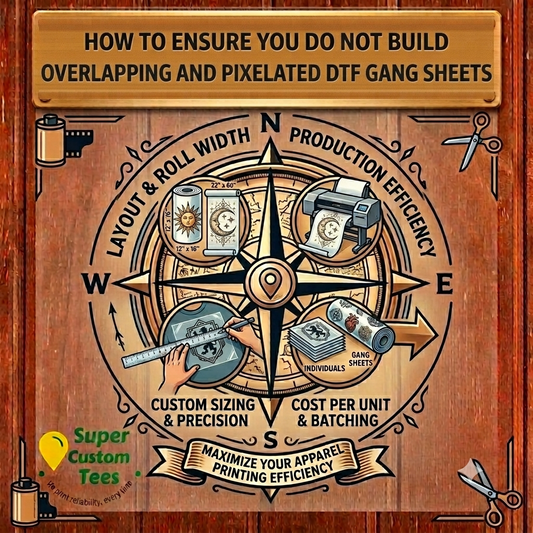 How to Ensure You Do Not Build an Overlapping Pixelated DTF Gang Sheet
