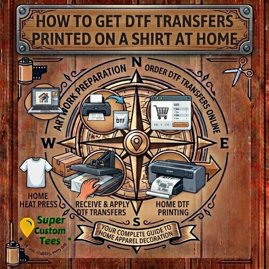 How To Get DTF Transfers Printed On A Shirt At Home?