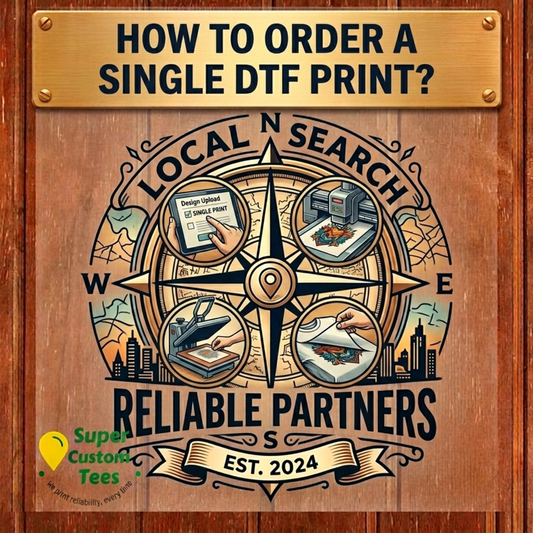 How To Order a Single DTF Print?