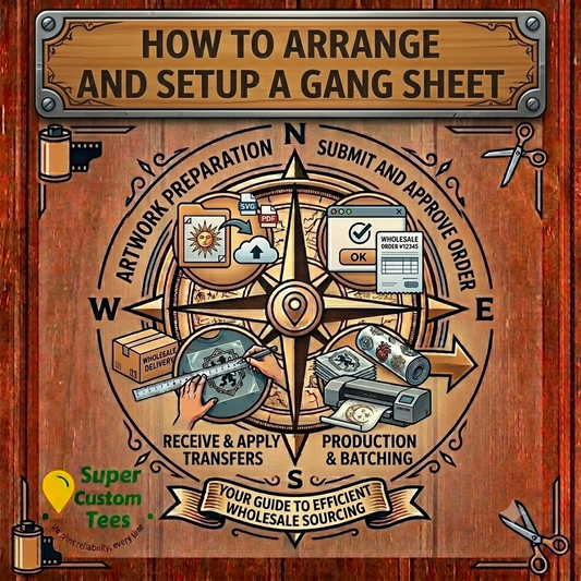 How to Arrange and Setup a DTF Gang Sheet