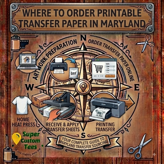 Where To Order Printable Transfer Paper In Maryland?