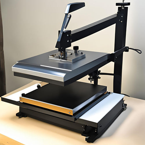 A heat press machine for applying DTF film to garments