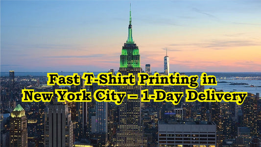 Fast T-Shirt Printing in New York City – 1-Day Delivery Available!