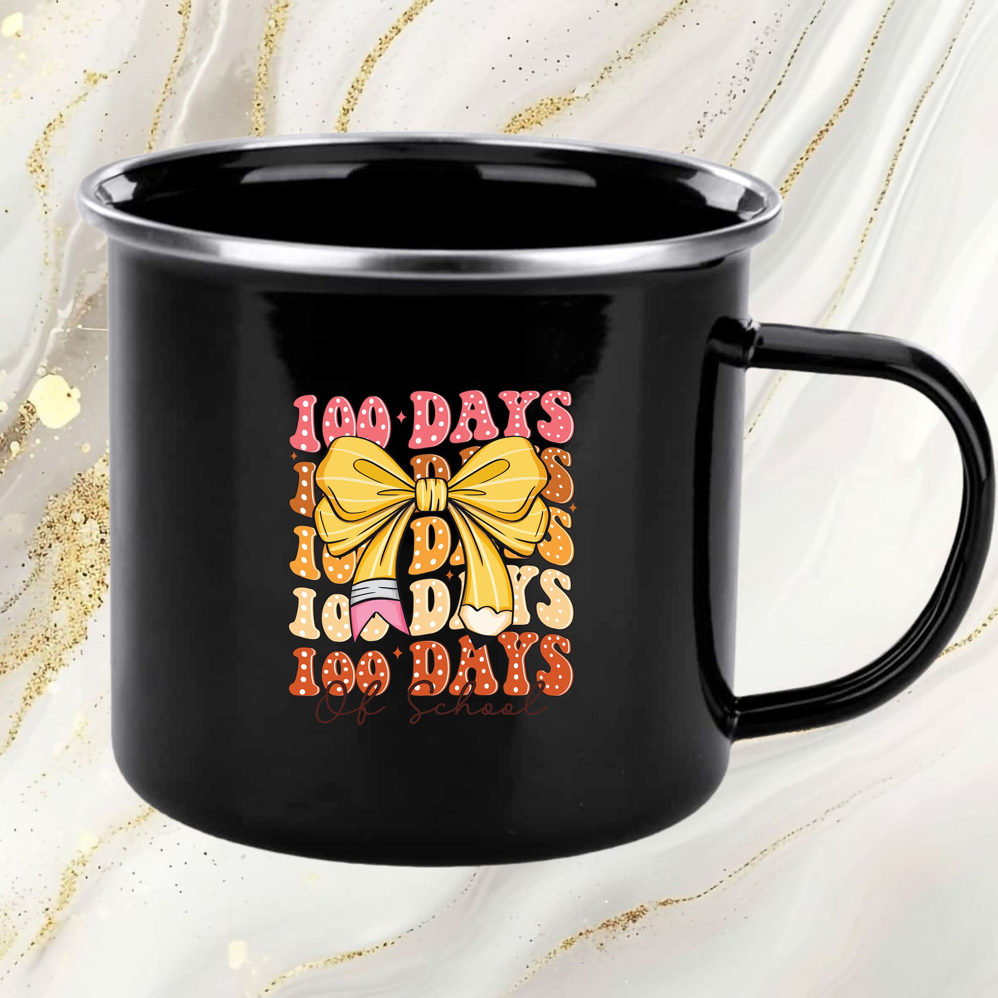 100 Days of School Coquette Bow DTF Transfer, Ready to Press Heat Transfer for Shirts, Fun 100 Days of School Design, UV Sticker