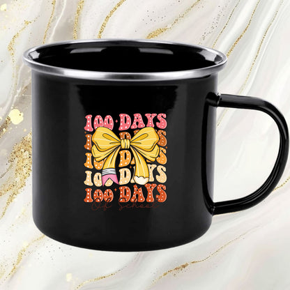 100 Days of School Coquette Bow DTF Transfer, Ready to Press Heat Transfer for Shirts, Fun 100 Days of School Design, UV Sticker