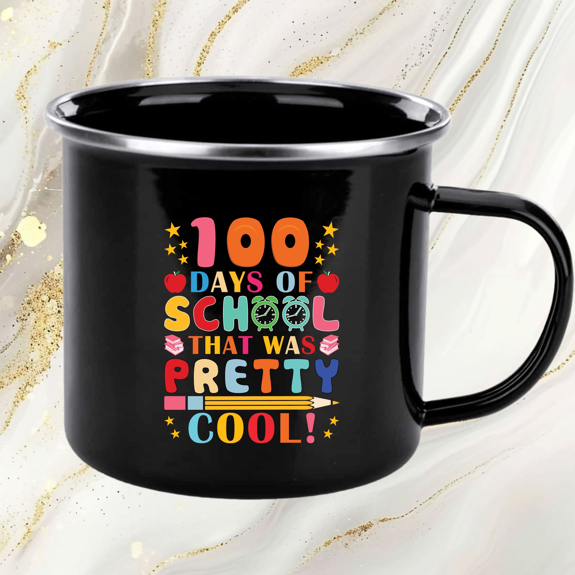 100 Days of School Design DTF Transfer, Ready to Press Heat Transfer for Shirts, Fun 100 Days of School Design, UV Sticker
