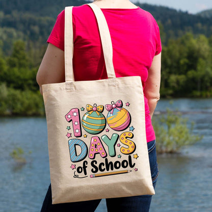 100 Days of School Design DTF Transfer, Ready to Press Heat Transfer for Shirts, Fun 100 Days of School Design, UV Sticker