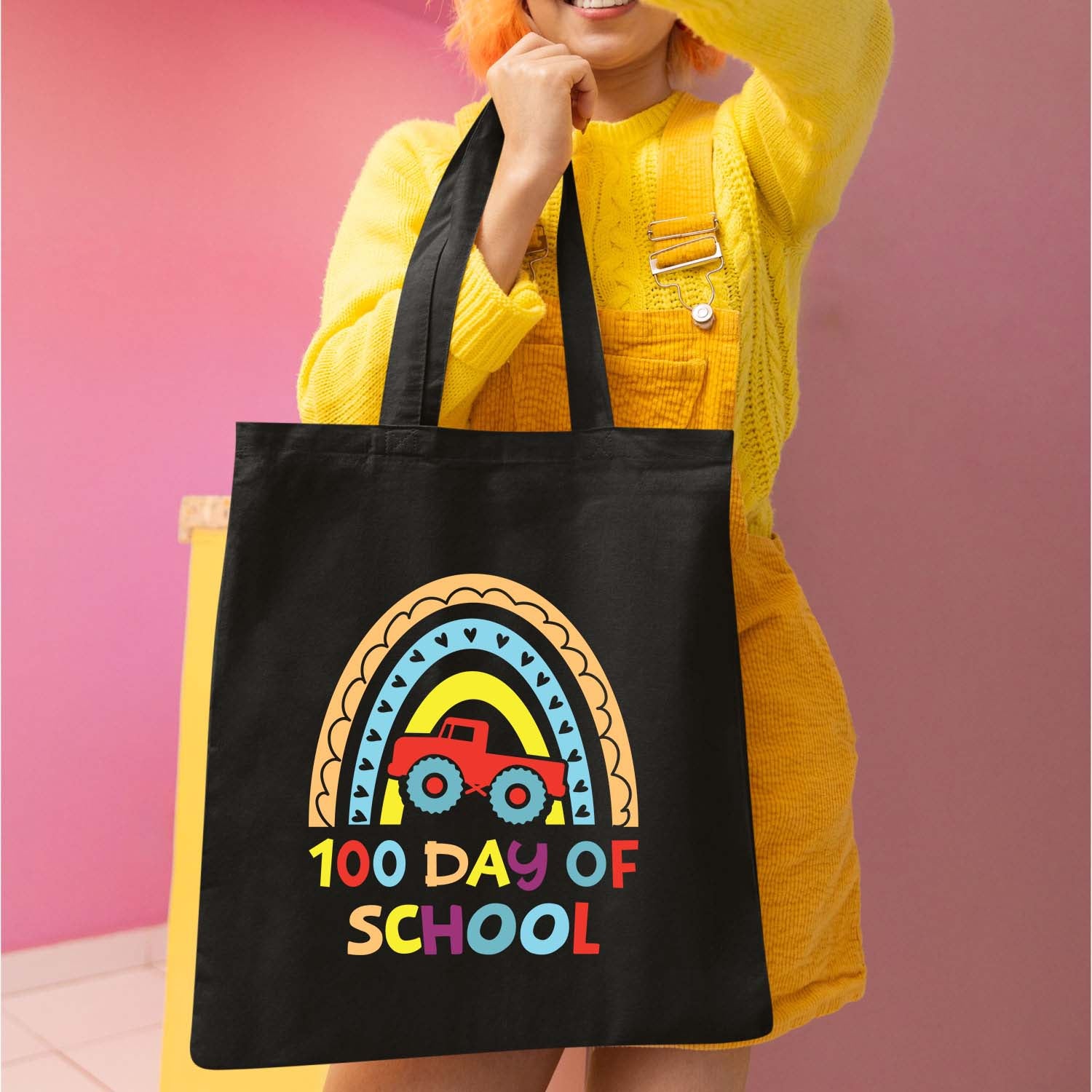100 Days of School Design DTF Transfer, Ready to Press Heat Transfer for Shirts, Fun 100 Days of School Design, UV Sticker