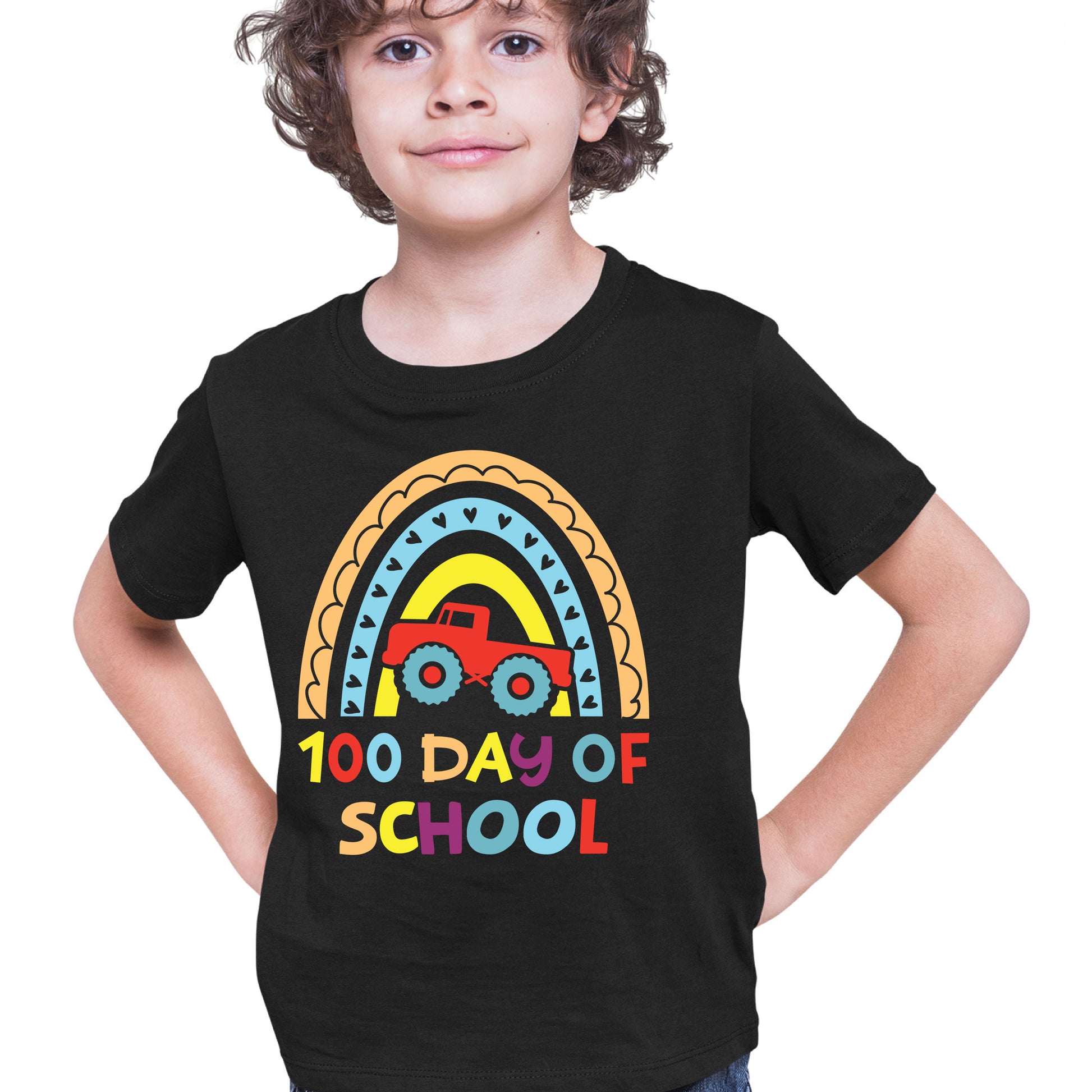 100 Days of School Design DTF Transfer, Ready to Press Heat Transfer for Shirts, Fun 100 Days of School Design, UV Sticker