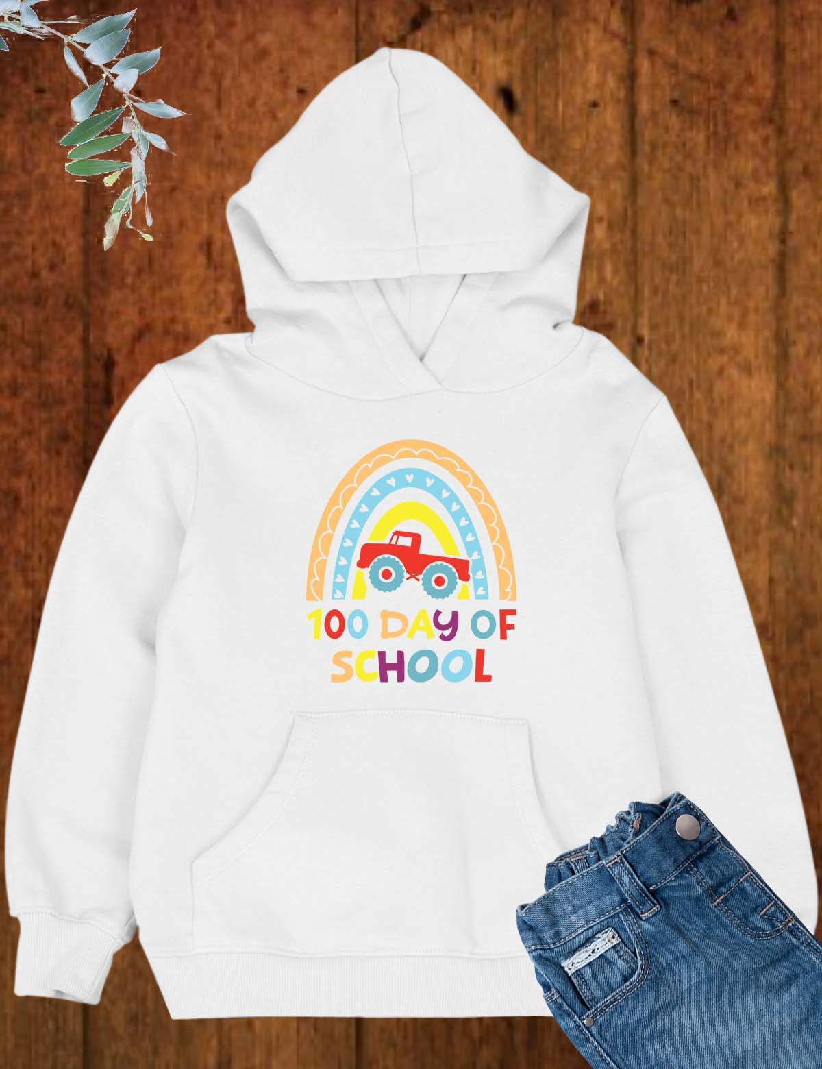100 Days of School Design DTF Transfer, Ready to Press Heat Transfer for Shirts, Fun 100 Days of School Design, UV Sticker