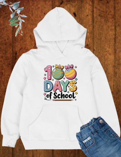 100 Days of School Design DTF Transfer, Ready to Press Heat Transfer for Shirts, Fun 100 Days of School Design, UV Sticker