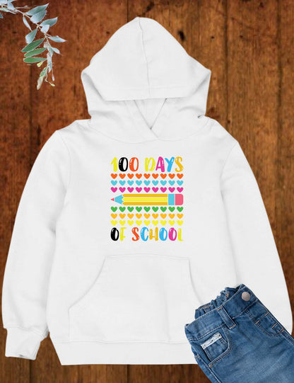 100 Days of School Design DTF Transfer, Ready to Press Heat Transfer for Shirts, Fun 100 Days of School Design, UV Sticker
