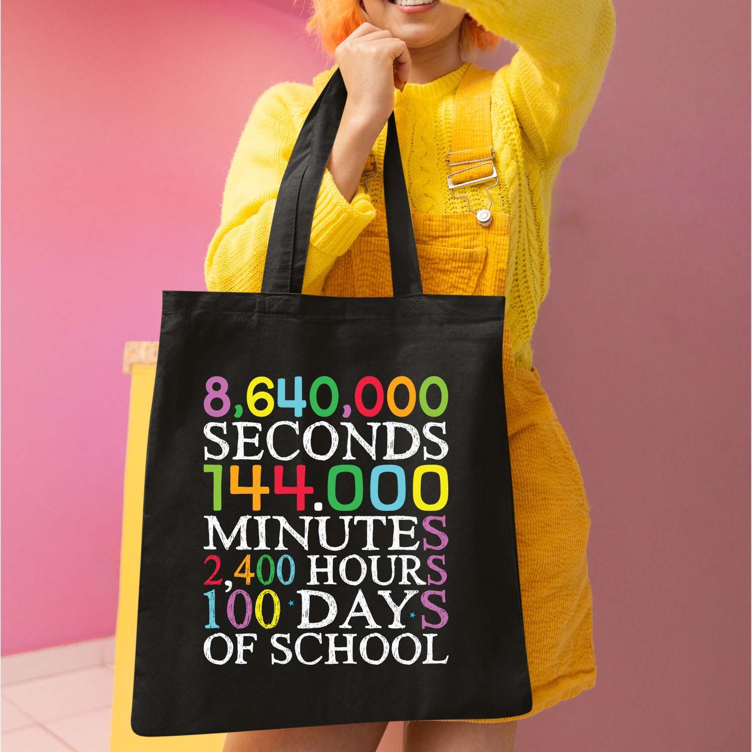100 Days of School DTF Transfer, Ready to Press Heat Transfer for Shirts, Fun 100 Days of School Design, UV Sticker