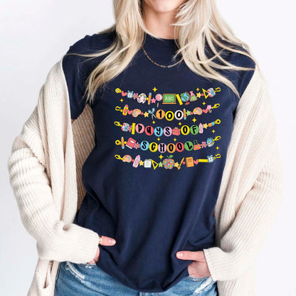 100 Days of School T Shirt Vintage Student Teacher Shirt for Kids Girls Boys Women Men Classroom Learning Tee