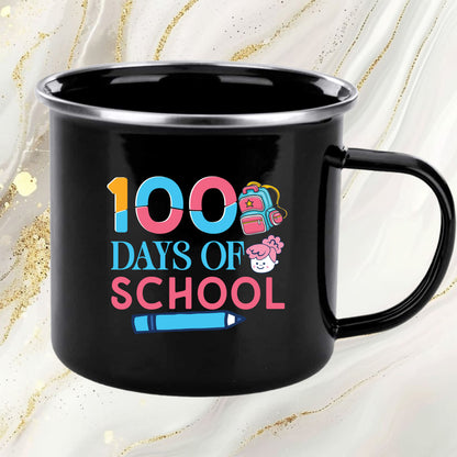 100 Days of School Sublimation DTF Transfer, Ready to Press Heat Transfer for Shirts, Fun 100 Days of School Design, UV Sticker