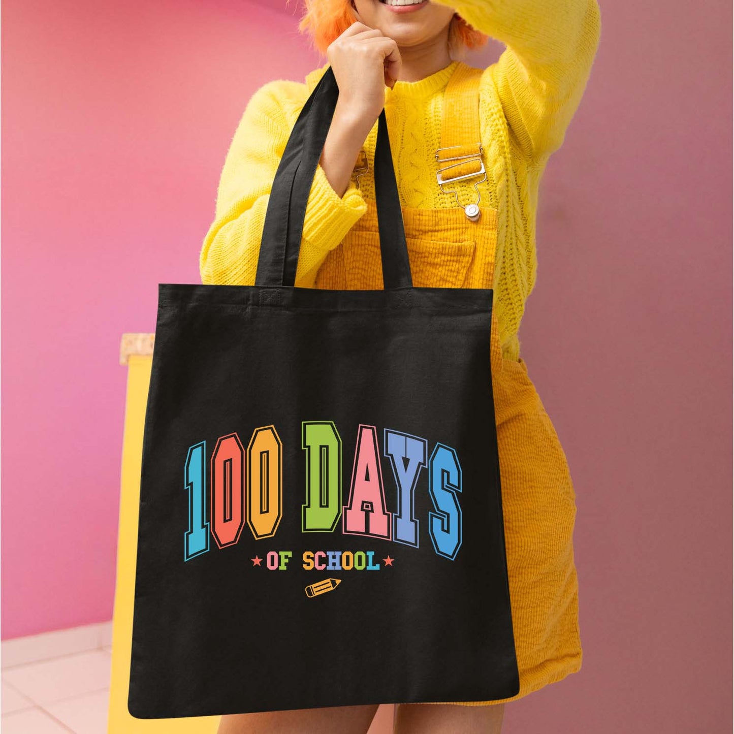 100 Days of School Sublimation DTF Transfer, Ready to Press Heat Transfer for Shirts, Fun 100 Days of School Design, UV Sticker