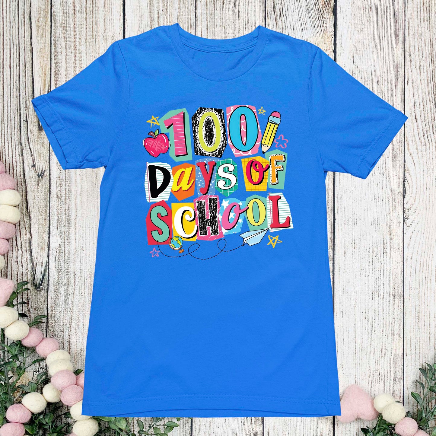 100 Days of School T Shirt Preppy Aesthetic 100 Days of School Shirt for Kids Girls Boys Women Men Classroom Celebration Tee