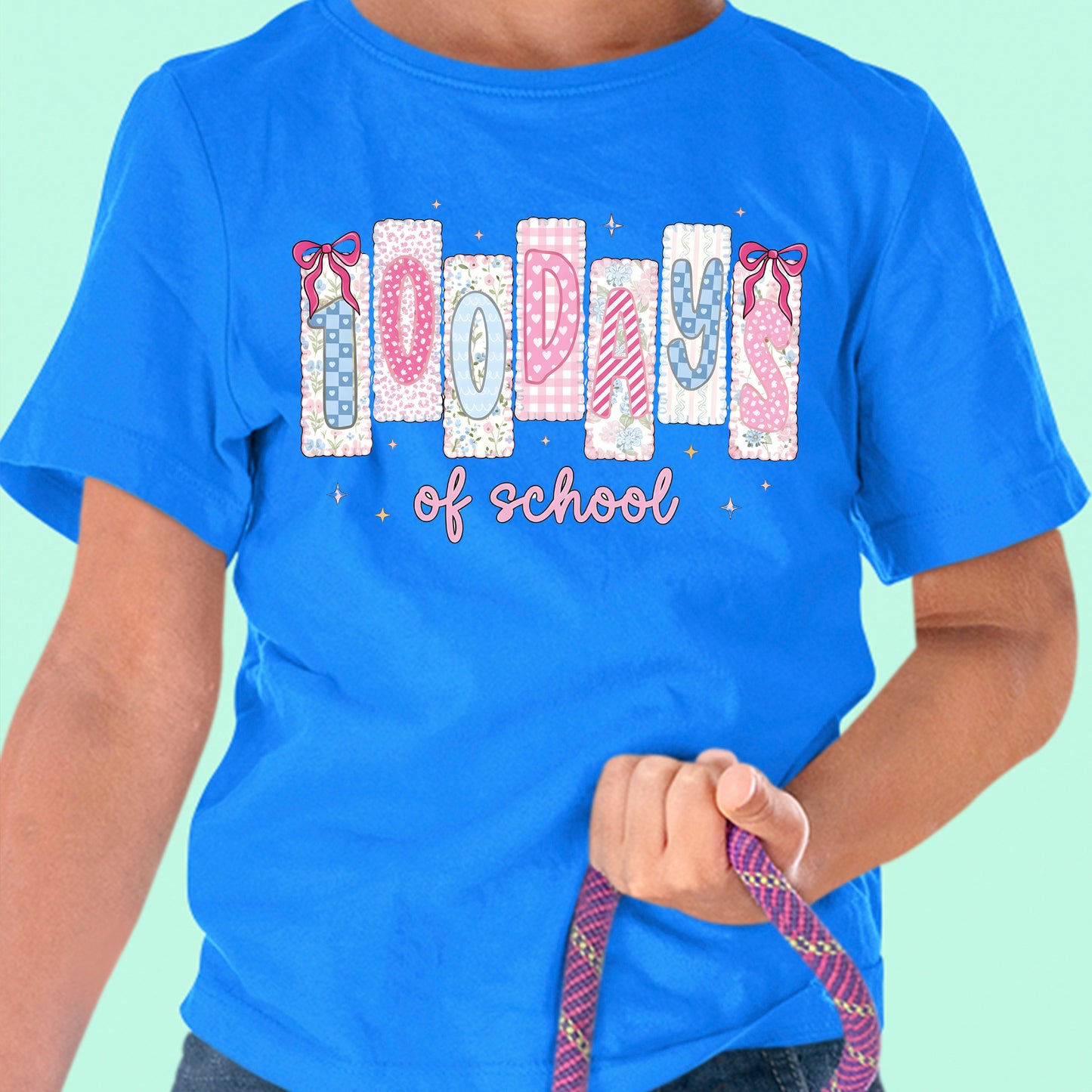 100 Days of School T Shirt Preppy Teacher Coquette Shirt for Kids Girls Boys Women Men Classroom Learning Tee