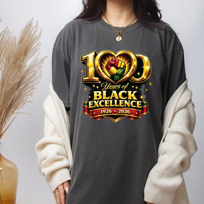 100 Years of Black Excellence DTF Transfer