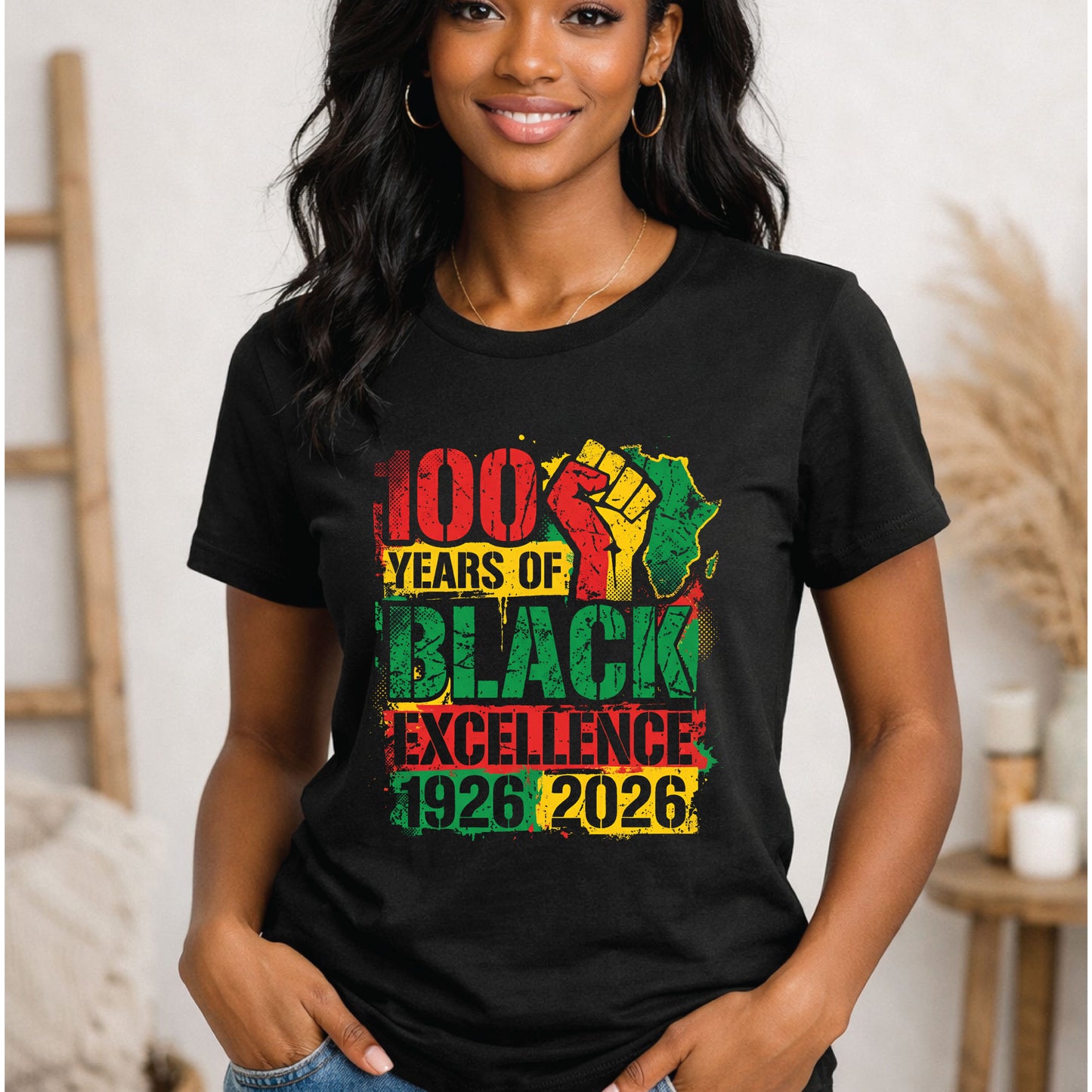 100 Years of Black Excellence T Shirts