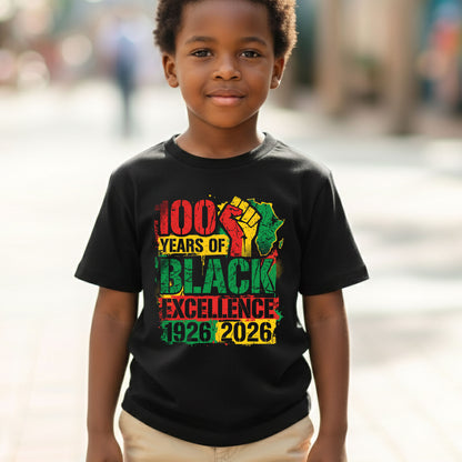 100 Years of Black Excellence T Shirts
