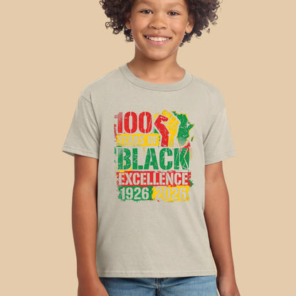 100 Years of Black Excellence T Shirts