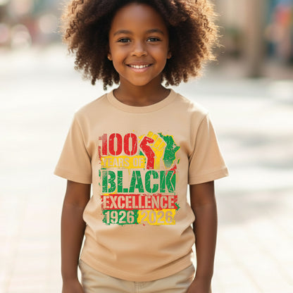 100 Years of Black Excellence T Shirts