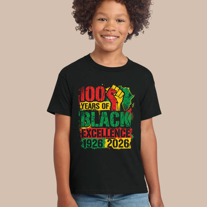 100 Years of Black Excellence T Shirts