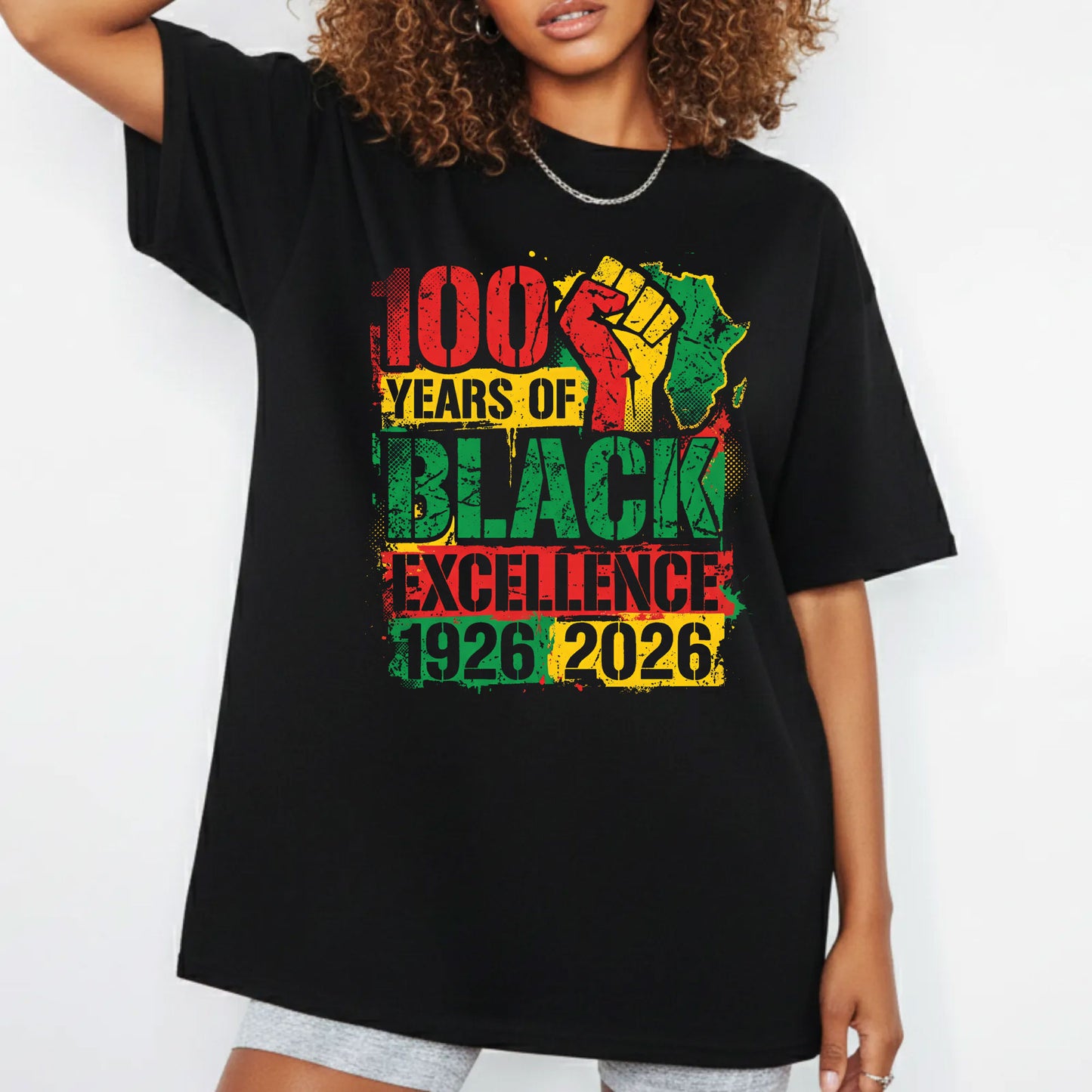 100 Years of Black Excellence T Shirts