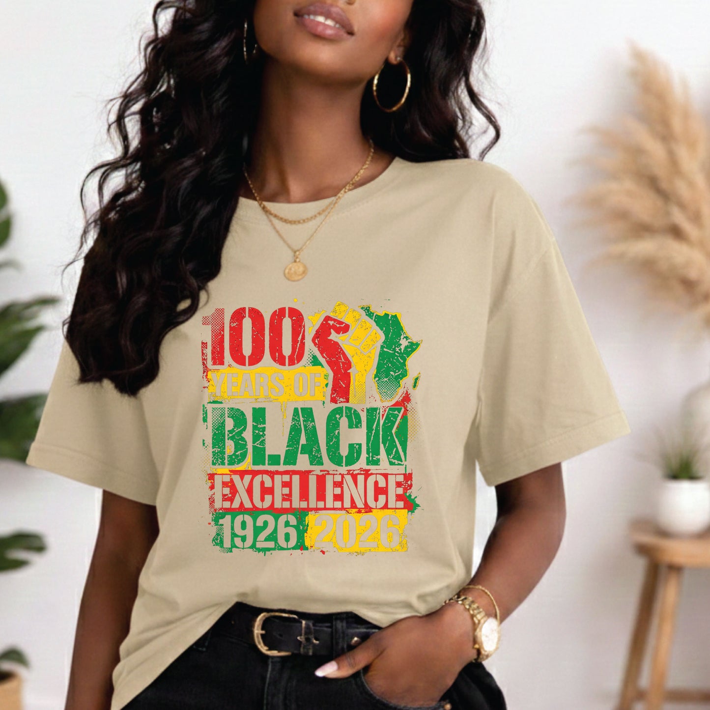 100 Years of Black Excellence T Shirts