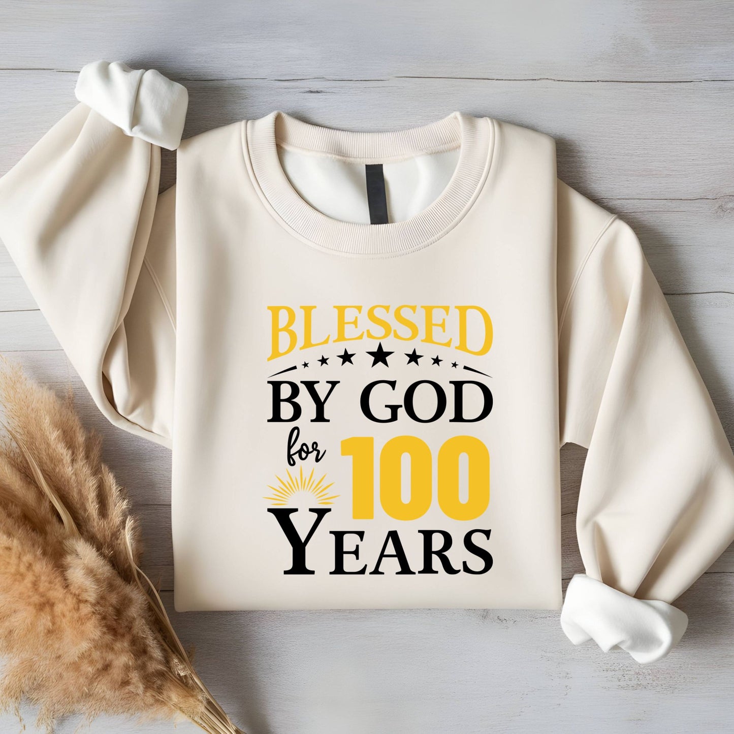 100th Birthday Shirt Blessed By God For 100 Years T-Shirt