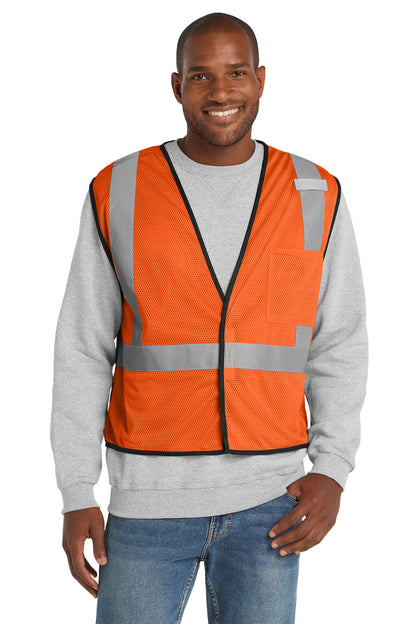 CornerStone® ANSI 107 Class 2 Economy Mesh One Pocket Vest