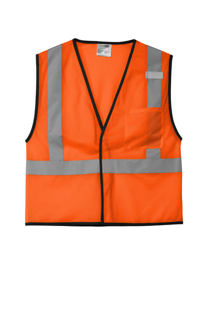 CornerStone® ANSI 107 Class 2 Economy Mesh One Pocket Vest