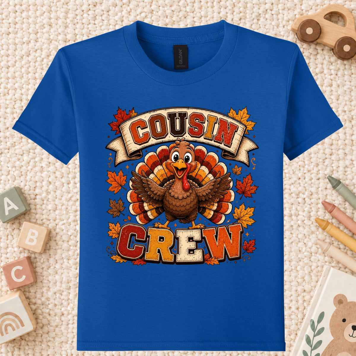 Cousin Crew Thanksgiving T Shirt Childrens Tee