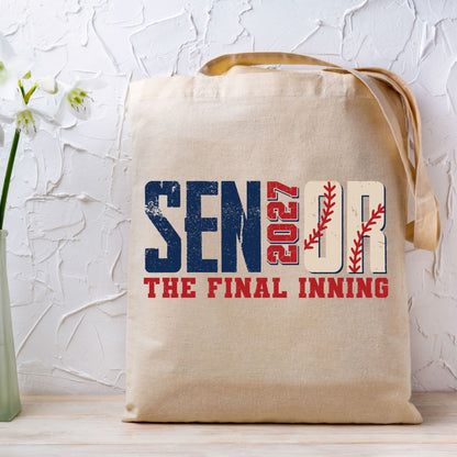Senior 2027 The Final Inning DTF Transfer Ready to Press Sports Heat Transfer for Shirts Baseball Varsity Letters Graphic Tee