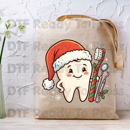 Christmas Teacher Patchwork DTF Transfers, School Snowman Plaid Holiday Ready to Press