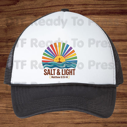 Salt and Light DTF Transfer Ready to Press
