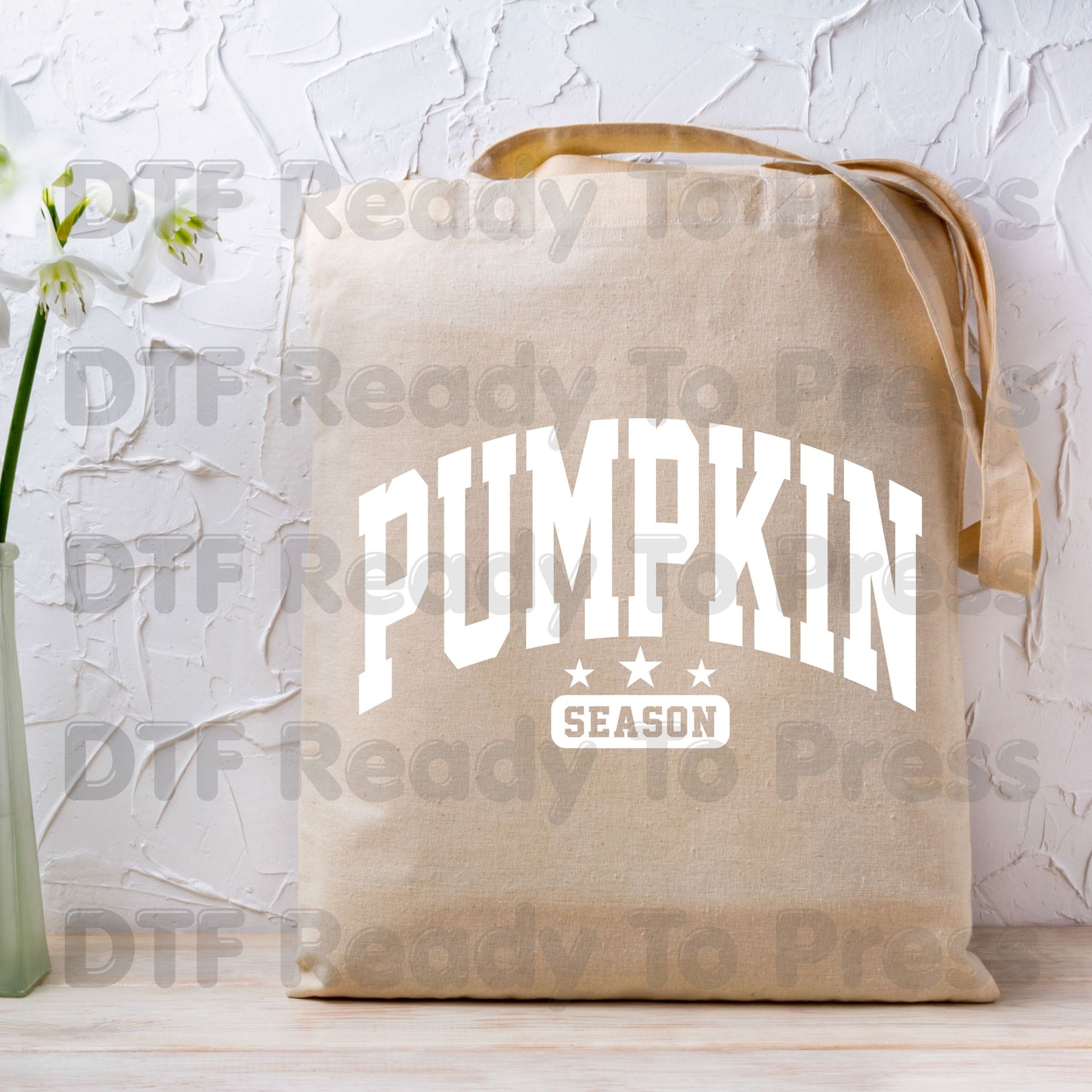 Pumpkin Season DTF Transfer Ready to Press