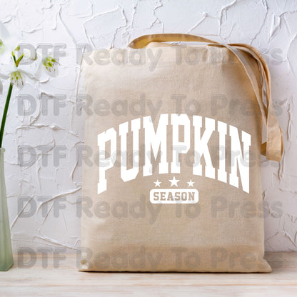 Pumpkin Season DTF Transfer Ready to Press