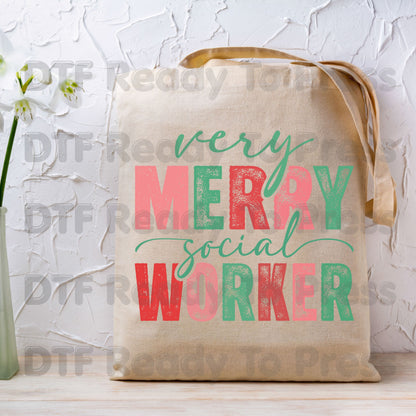 Christmas CNA Buffalo Plaid DTF Transfers, Medical Nursing Lights Bandage Holiday Ready to Press