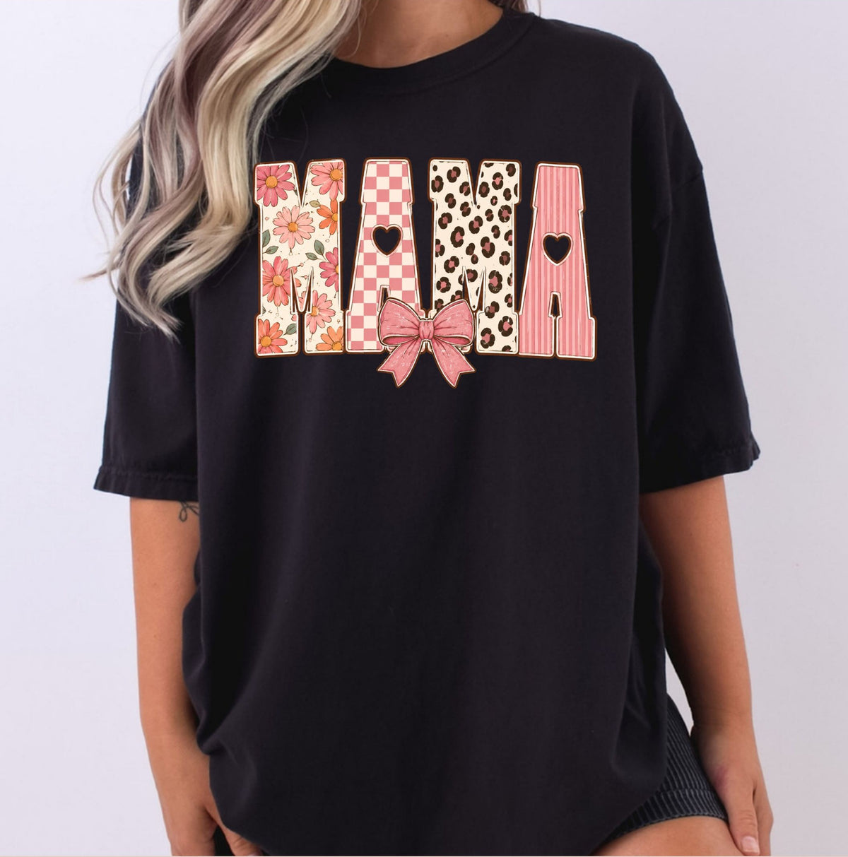 Christmas Mama Premade Gang Sheet Neon X-Mas DTF Transfer Ready to Press