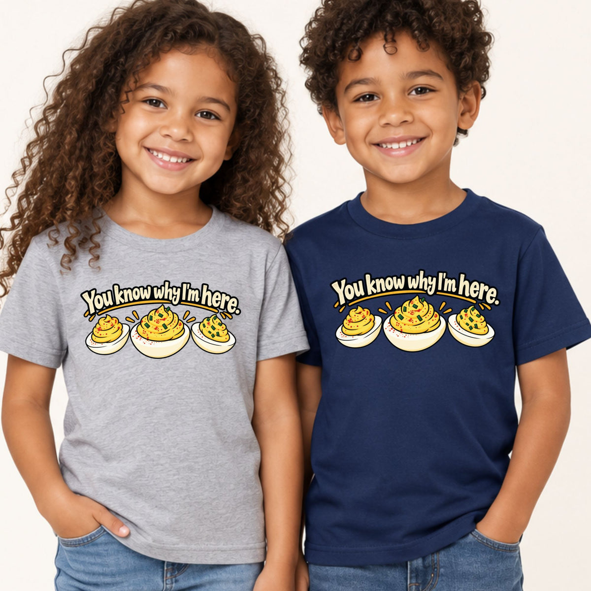 You Know Why I'm Here T-Shirt, Funny Deviled Eggs Thanksgiving Tee, Holiday Food Sweatshirt