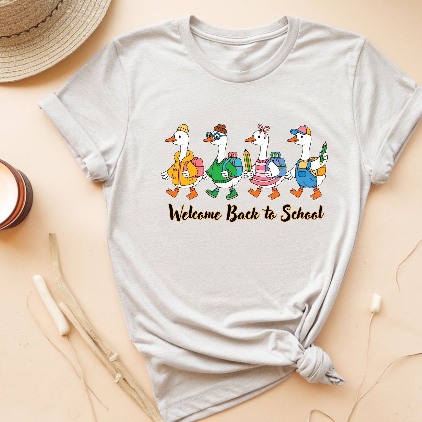 Back To School Shirt Welcome Back To School Silly Goose Kids Tees First Day Of School Gift For Youth Kindergarten Student Shirts