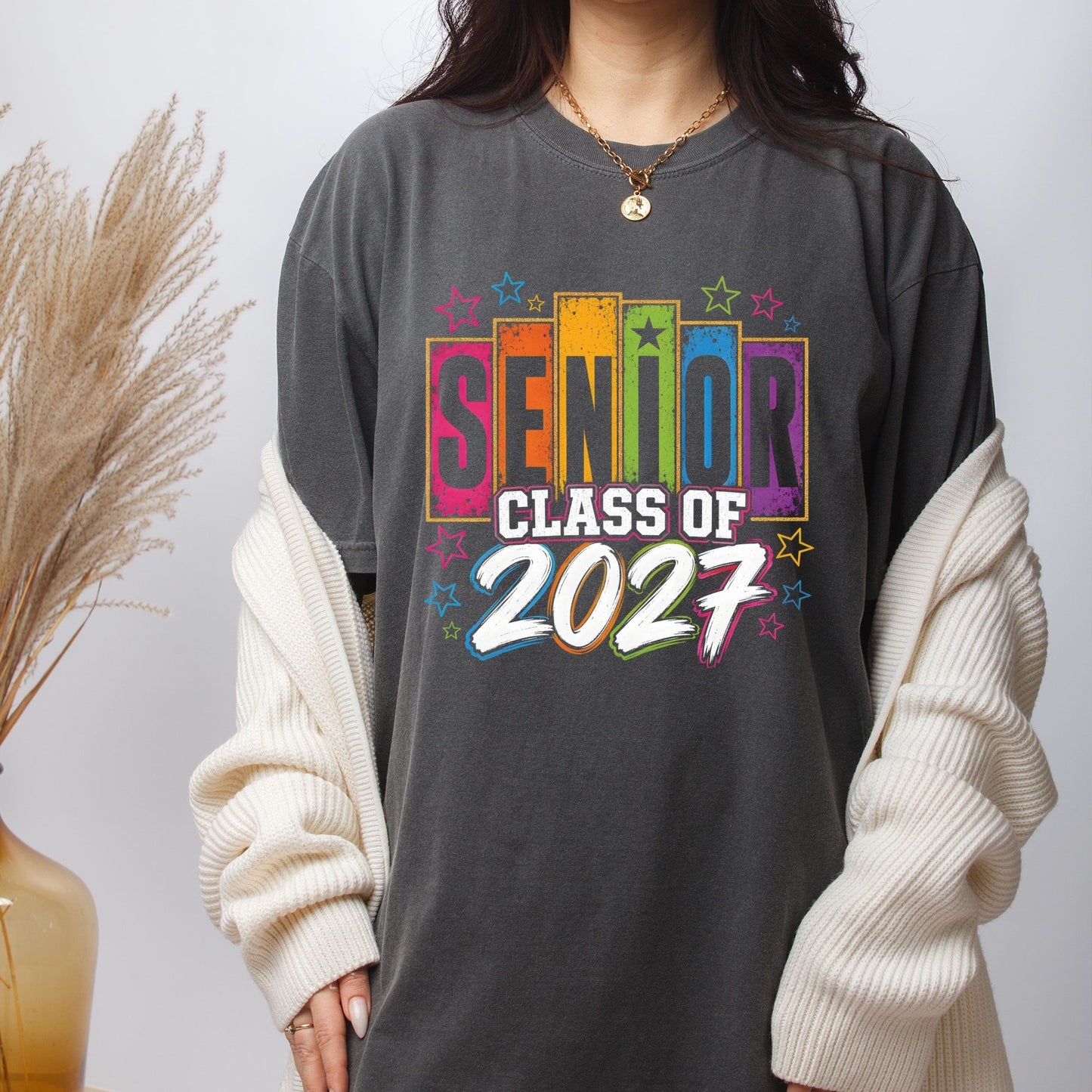 Senior Class Of 2027 Premade DTF Gang Sheet Graduation Class of 2k27 DTF Transfer Ready to Press Trendy Senior Heat Transfer For Shirts