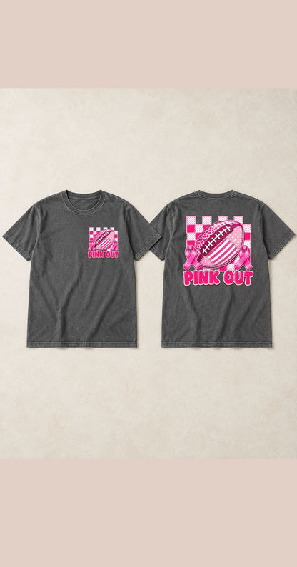 Pink Out Premade Gang Sheet Breast Cancer Awareness DTF Transfer Ready to Press